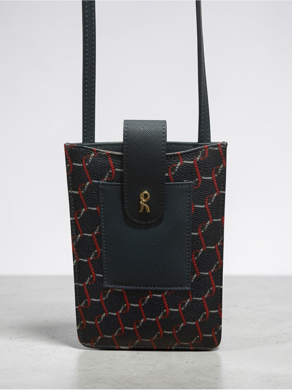 Roberta di Camerino Honeycomb Smartphone Crossbody Mini Bag